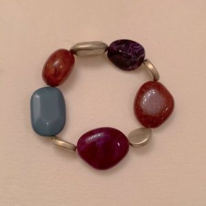 NWOT Costume stone stretchy bracelet